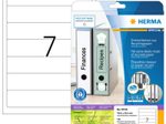 HERMA Ordneretiketten weiß 192,0 x 38,0 mm