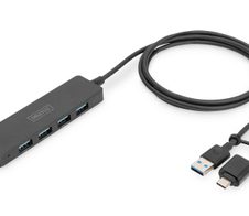 Digitus USB 3.0 Hub 4-Port, Slim Line