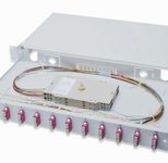 Digitus LWL Spleißbox, 1HE, bestückt, 12x SC DX, OM4
