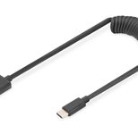 Digitus USB 2.0 - USB - A auf USB - C Spiralkabel