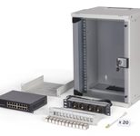 Digitus Netzwerk-Set SOHO Pro, 254 mm (10") - 9HE, 315 x 300 mm (B x T)