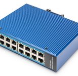 Digitus 16 Port Gigabit Ethernet Netzwerk Switch, Industrial, Unmanaged