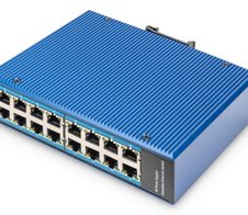Digitus 16 Port Gigabit Ethernet Netzwerk Switch, Industrial, Unmanaged