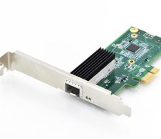 Digitus Single Port Gigabit Ethernet Netzwerkkarte, SFP, PCI Express, Intel Chipsatz
