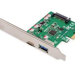 Digitus PCIe Karte, USB Typ-C + USB A
