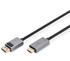 Digitus 4K DisplayPort Adapterkabel, DP - HDMI Typ A