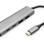 Digitus USB-C Hub, 4-Port , 2x USB A + 2x USB-C
