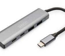 Digitus USB-C Hub, 4-Port , 2x USB A + 2x USB-C