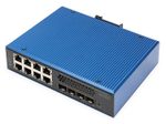Digitus Industrieller 8+4 10G Uplink Port L3 managed Gigabit Ethernet PoE Switch