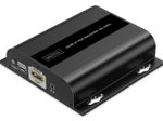 Digitus HDMI Empfänger für DS-55353, 4K/60Hz 120/200 m, PoE, One-to-Many, CAT, Schwarz