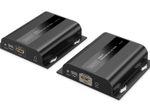Digitus HDMI IP Extender Set, 4K/60Hz 120/200 m, One-to-Many, CAT, Schwarz