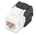 Digitus CAT 6 Keystone Modul, ungeschirmt RJ45 zu LSA, werkzeugfreie Montage, inkl. Kabelbi.