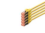 Digitus CAT 6 S/FTP Patchkabel, 5 Stück