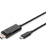 Digitus USB Typ C <=> DisplayPort Bidirektional Adapterkabel