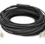Digitus Vorkonfektionierte Glasfaser Universal Breakout Kabel, Multimode OM4, 8 Fasern, LC/UPC - LC/UPC