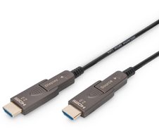 Digitus 4K - HDMI AOC Hybrid Glasfaserkabel mit 15m abnehmbaren Stecker