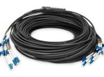 Digitus Vorkonfektionierte Glasfaser Universal Breakout Kabel, Singlemode OS2, 12 Fasern, LC/UPC - LC/UPC
