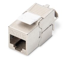 Digitus CAT 6A Keystone Modul, geschirmt, werkzeugfreie Montage
