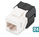 Digitus CAT 6 Keystone Modul, ungeschirmt werkzeugfreie Verbindung, 24 Stk.