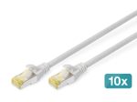 Digitus CAT 6A S/FTP Patchkabel, 10 Stück