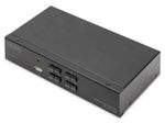Digitus KVM Switch, 4x1 DP, DP Out, USB