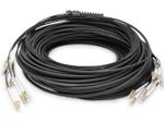 Digitus Vorkonfektionierte Glasfaser Universal Breakout Kabel, Multimode OM4, 8 Fasern, LC/UPC - LC/UPC