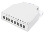 Digitus Hutschienen Spleißbox für 8 LC/DX Kupplungen