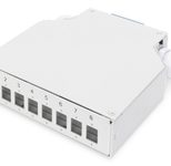 Digitus Hutschienen Spleißbox für 8 LC/DX Kupplungen