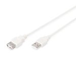 Digitus USB 2.0 Verlängerungskabel, Typ A St/Bu, 1.8m, USb 2.0 konform, be