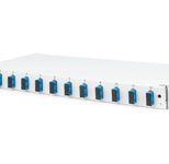 Digitus LWL-Spleißbox, 1HE, bestückt, 12x SC DX, OS2