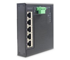 Digitus 5 Port Gigabit Ethernet Netzwerk Switch Switch, Flat, Industrial, Unmanaged