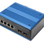 Digitus Industrieller 4+2-Port Gigabit Ethernet PoE Switch