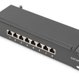 Digitus CAT 6A, Klasse E Patch Panel, geschirmt, schwarz
