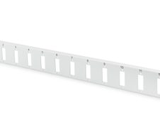 Digitus Glasfaser Spleißbox Frontblende, Schnellverschluss, 12x SC DX, 1HE