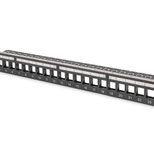 Digitus Modulares Patchpanel für Keystone Jacks 1HE - unbestückt