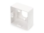 Digitus Aufputzrahmen für Keystone Leerdosen 80x80 mm, Deutscher Typ