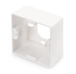 Digitus Aufputzrahmen für Keystone Leerdosen 80x80 mm, Deutscher Typ