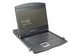 Digitus 19" LCD KVM Konsole, 16-Port CAT5, deutsche Tastatur