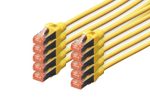 Digitus CAT 6 S/FTP Patchkabel, 10 Stück