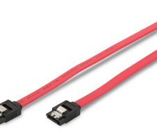 Digitus SATA Anschlusskabel, L-Typ, m/ Verschluß Bu/Bu, 0.5m, gerade, SATA II/III