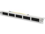 Digitus CAT 3 ISDN Patch Panel, ungeschirmt, grau