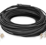 Digitus Vorkonfektionierte Glasfaser Universal Breakout Kabel, Multimode OM4, 12 Fasern, LC/UPC - LC/UPC