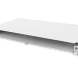 Digitus LWL-Spleißbox, 1HE, Schnellverschluss, leer ohne Frontblende, M20/M25 Kabeldurchführung, grau
