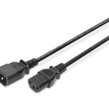 Digitus Netzverlängerungskabel, C14 - C13 St/Bu, 1.2m, H05VV-F3G 0.75qmm, sw