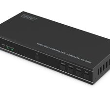 Digitus HDMI Video Wall Controller, 4 Bildschirme 4K/30Hz, HDMI, USB-C, Schwarz