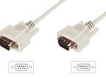 DIGITUS Datatransfer Anschlusskabel, D-Sub9 St/St, 3.0m, Seriell, vergossen, be