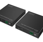 Digitus HDMI Fiber Extender Set 4K/60Hz, 40 km/300 m, Schwarz