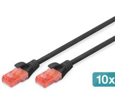 Digitus CAT 6 U/UTP Patchkabel - LSZH, 10 Stück