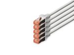 Digitus CAT 6 S/FTP Patchkabel, 5 Stück