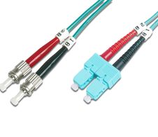 Digitus LWL Multimode OM 3 Patchkabel, ST / SC